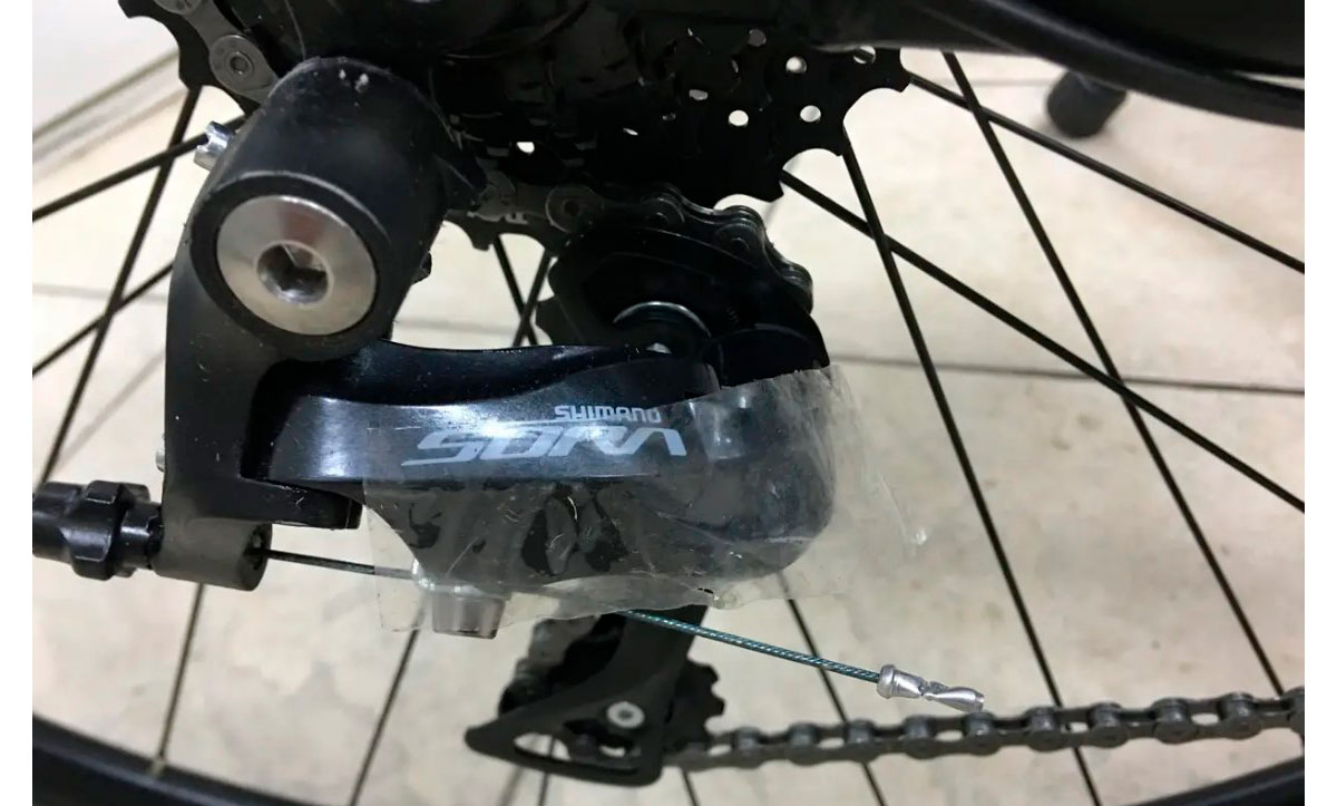 Велосипед DeMARCHE Gravel Stone SORA 28" розмір S 2022 Чорний 8