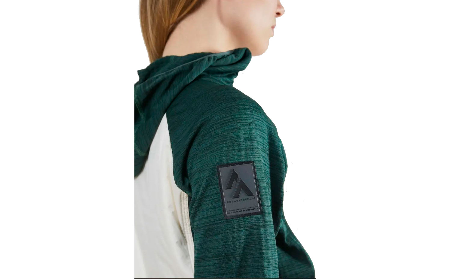 Куртка Craft Polar LT PD Midlayer жіноча, розмір S, сезон AW 19, біло-зелений 5