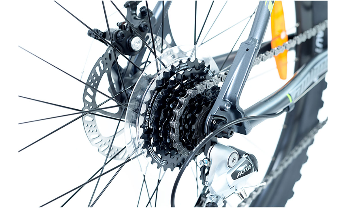 Велосипед AUTHOR Rival II 27.5"(2023), рама 15", серо-зеленый 4 Велосипед AUTHOR Rival II 27.5"(2023), рама 15", серо-зеленый 4