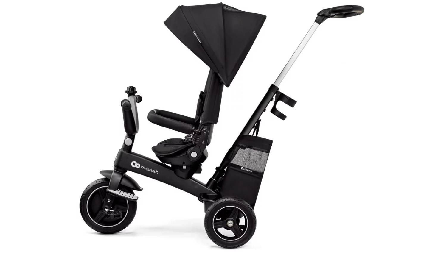 Трехколесный велосипед Kinderkraft Easytwist Black 12 Трехколесный велосипед Kinderkraft Easytwist Black 12