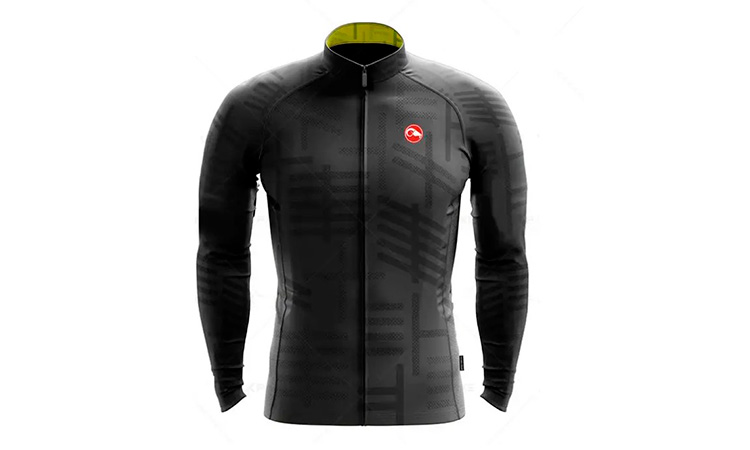 Велоджерси утеплённая Cycling Castelli, с флисом, размер L   2