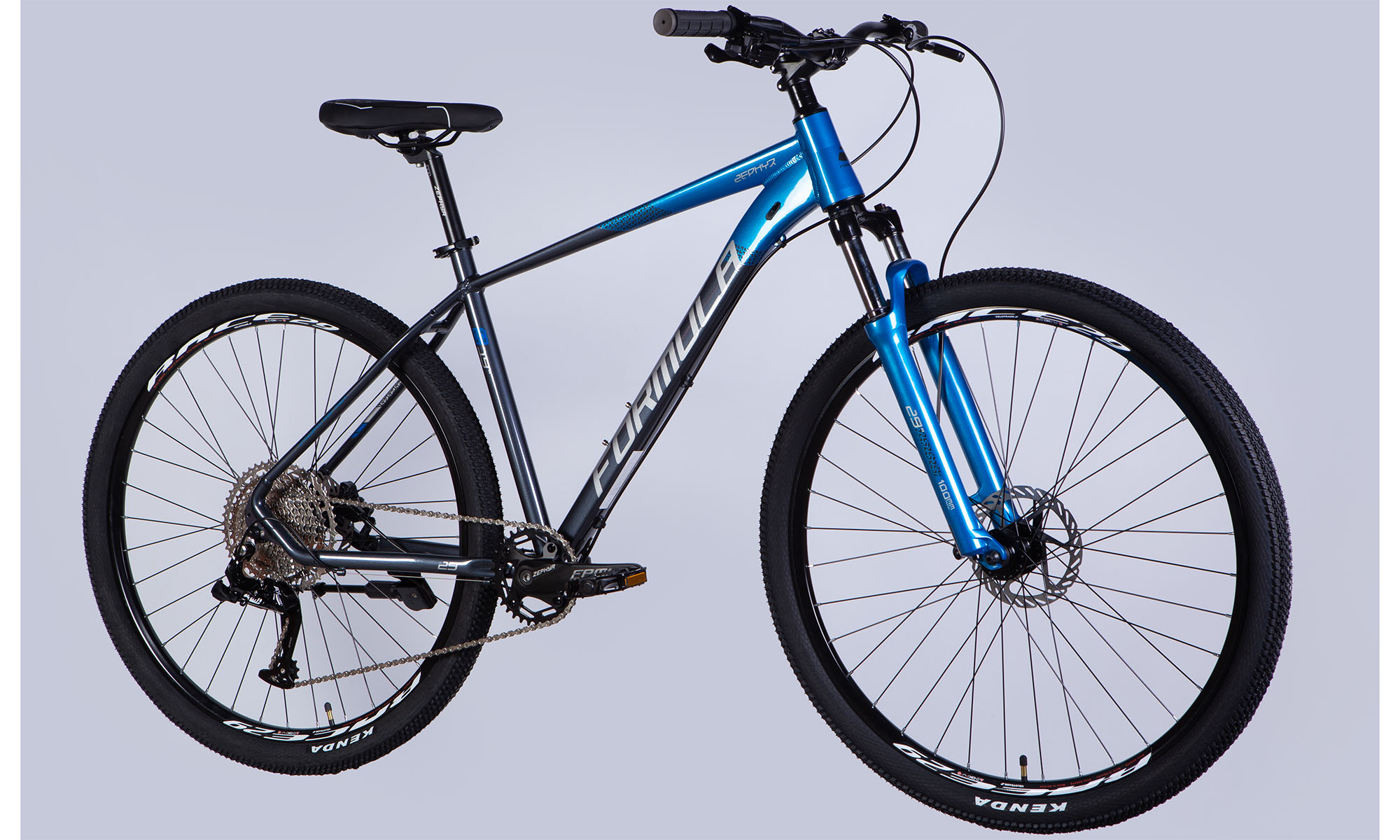 Велосипед Formula ZEPHYR PRO HDD 29", розмір L, рама 19", 2025, синьо-сірий 3
