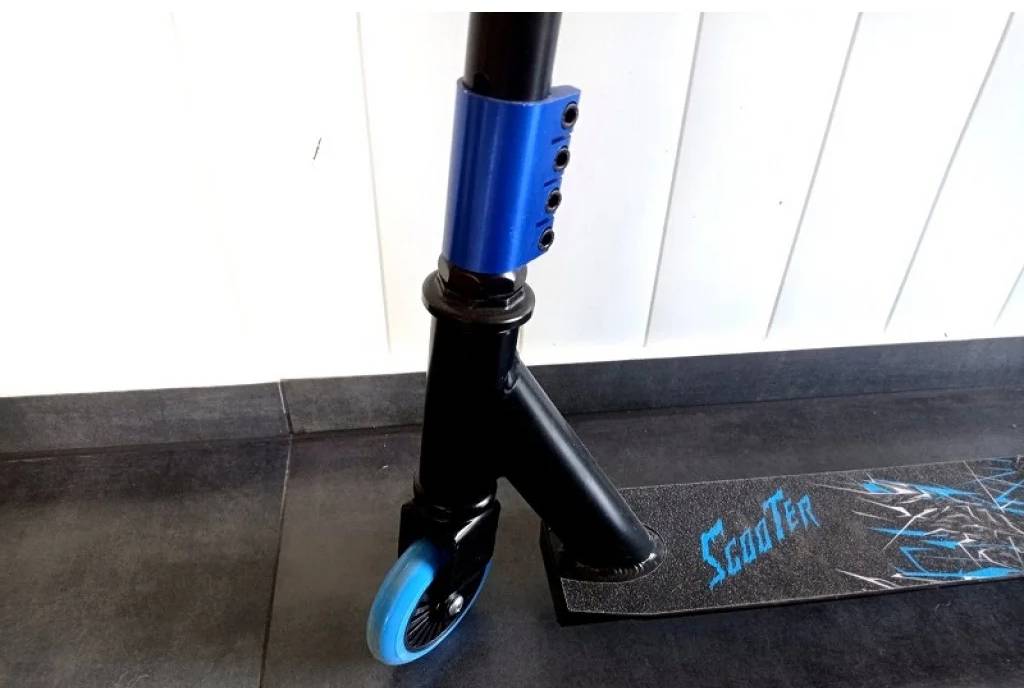 Самокат трюковый Scooter, синий 2
