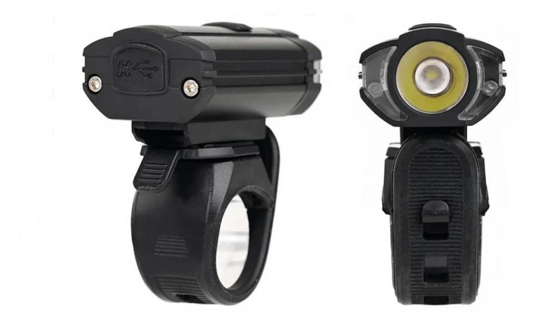 Фара передня ProX LUPUS II 300Lm, 1100mAh USB-c, чорний 4