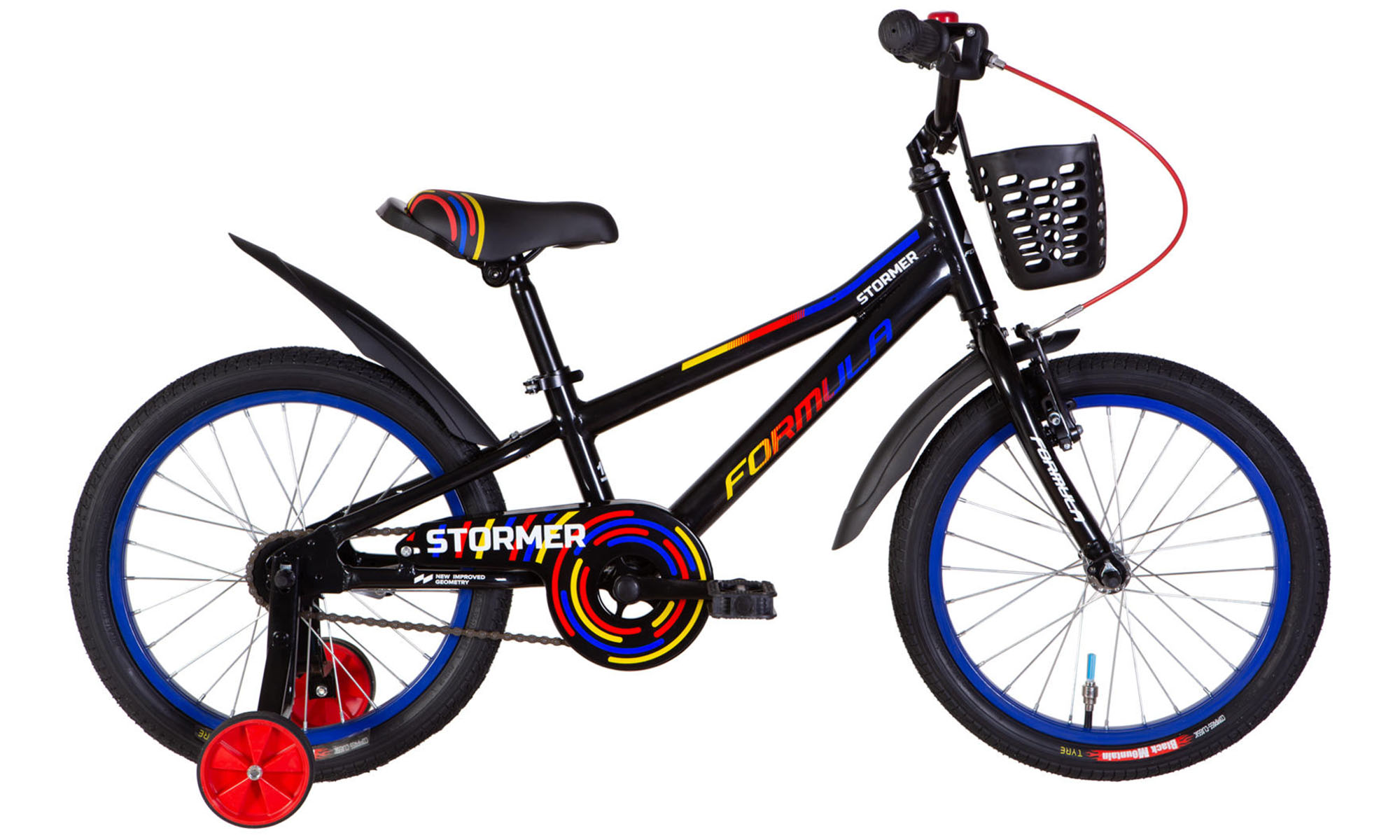 Велосипед Formula Kid STORMER BH 18", размер XXS, рама-9", год 2026, черный 