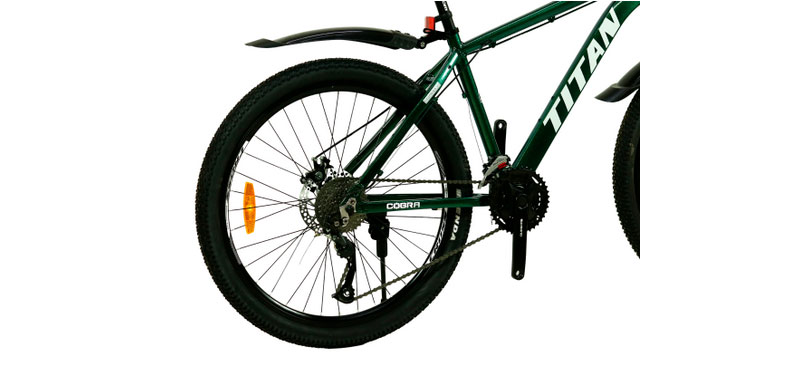 Фотография Велосипед Titan Cobra 29" размер L рама 20 2022 Зеленый 2