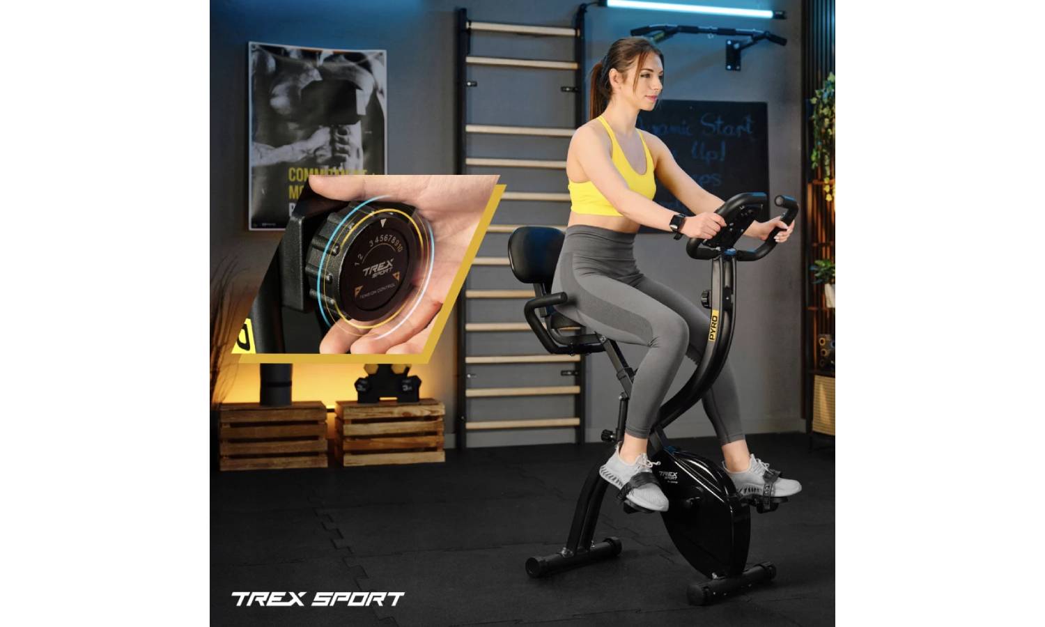 Велотренажер Trex Sport TX-360XB PYRO магнитный черный 12 Велотренажер Trex Sport TX-360XB PYRO магнитный черный 12