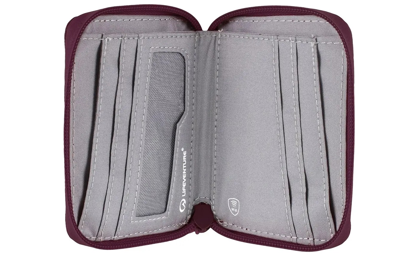 Кошелек Lifeventure Recycled RFID Bi-Fold Wallet plum 4 Кошелек Lifeventure Recycled RFID Bi-Fold Wallet plum 4