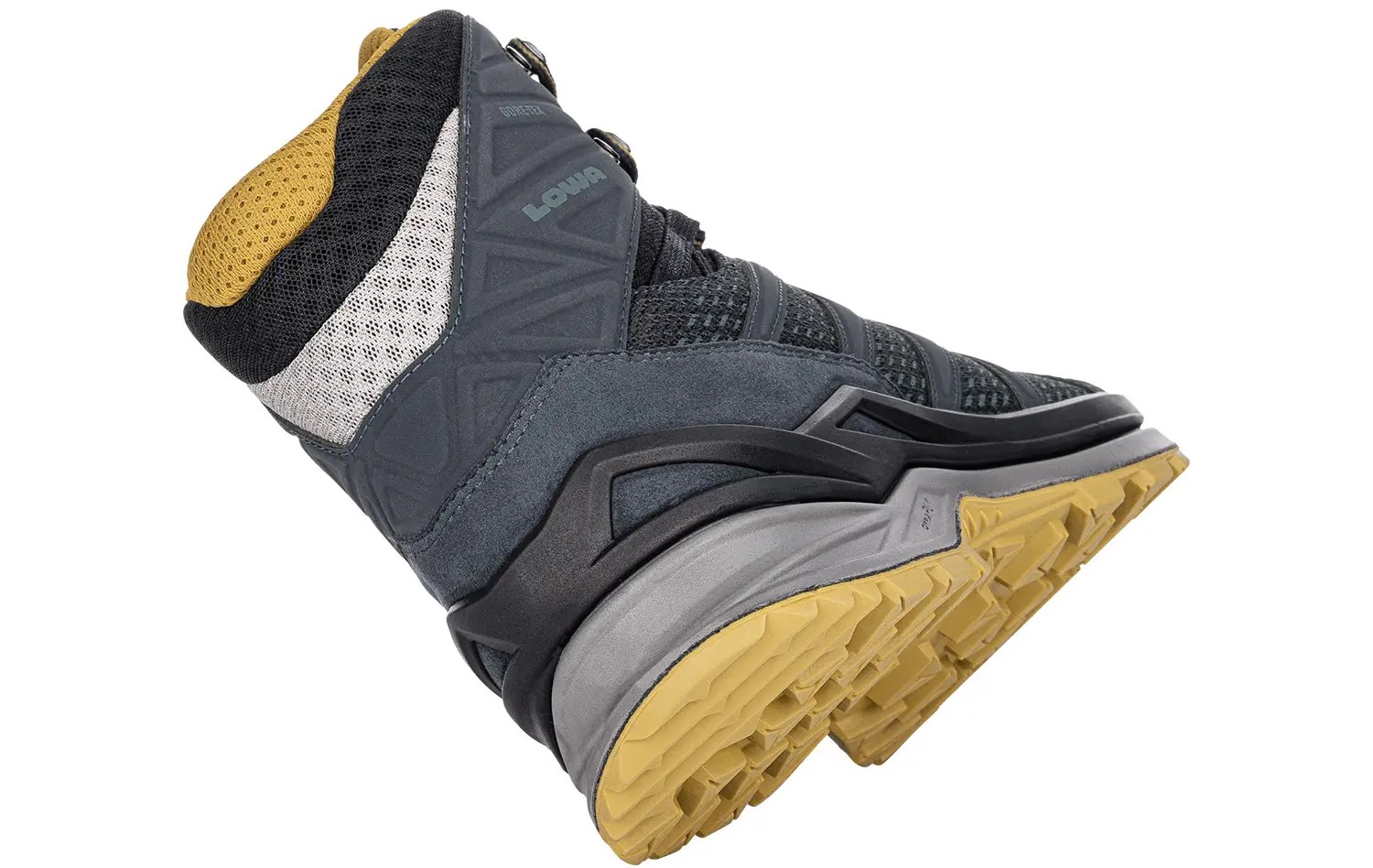 Ботинки LOWA Innox Pro GTX MID steel blue-mustard размер 41.0 2