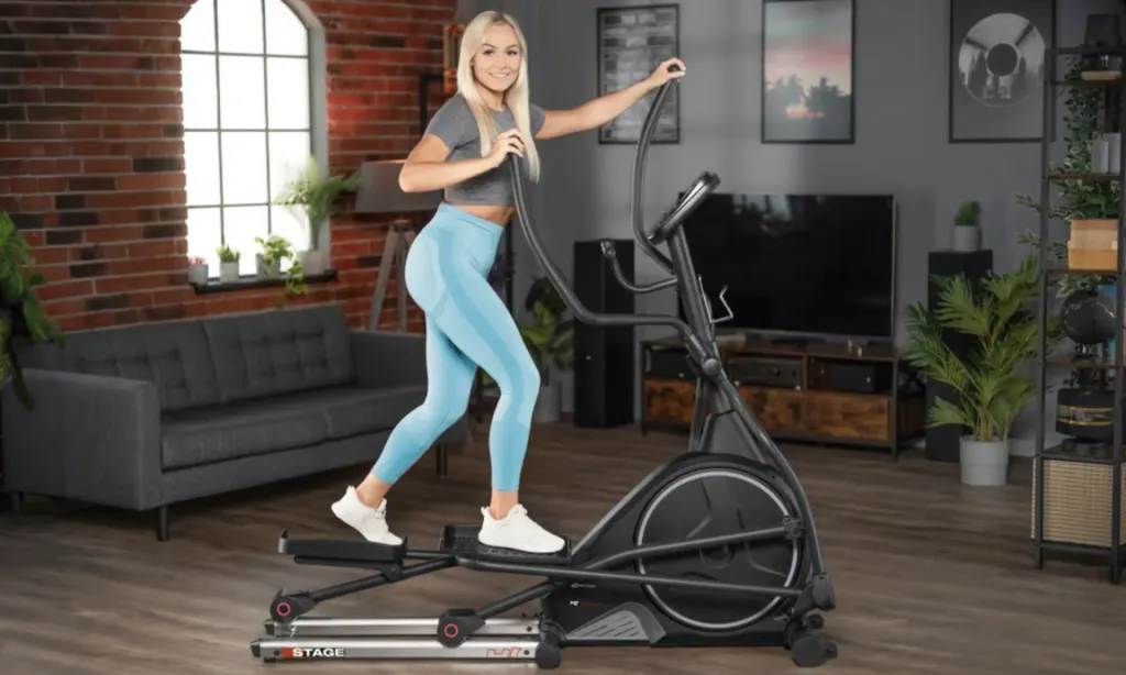 Орбитрек Hop-Sport HS-160CF Stage электромагнитный серый 8