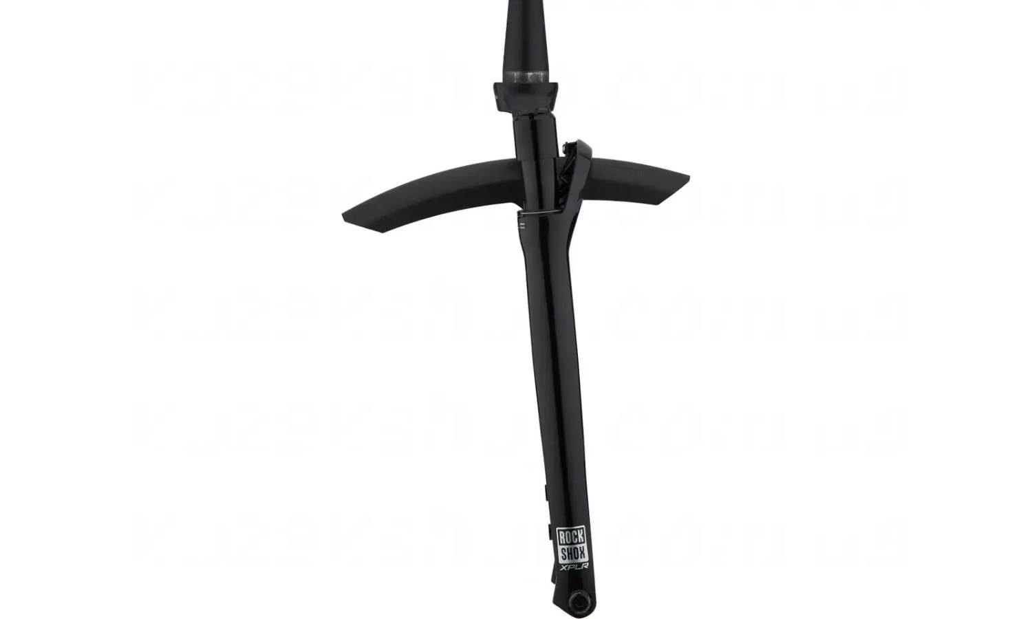 Вилка RockShox RUDY Ultimate Race Day - Crown 700c 12x100 40mm Gloss Black 45offset Tapered SoloAir (includes Fender, Star nut, Maxle Stealth) A1 5