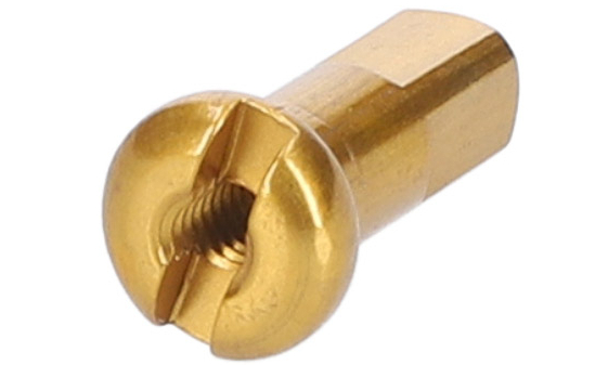 Ниппели DT Swiss Standard, алюминий, размер 2.0 × 12 мм, комплект 100 шт., золотистый