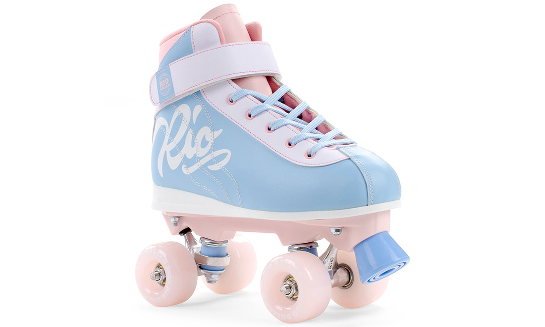 Ролики Rio Roller MILK SHAKE, размер 38, Розово-голубой 5
