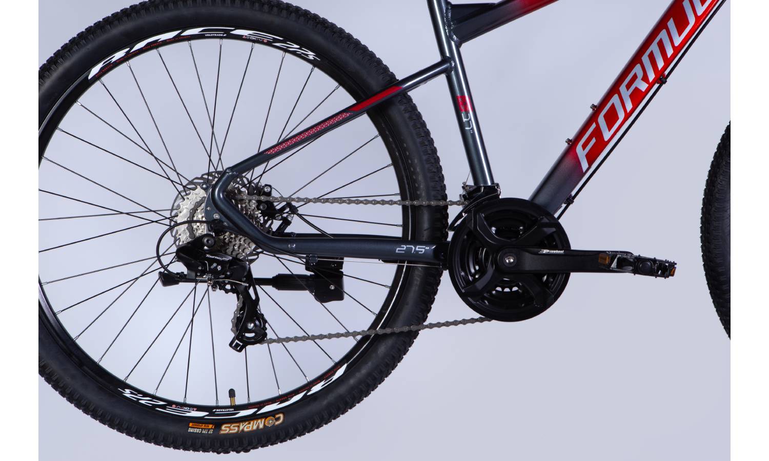 Велосипед Formula F-1 DD 27,5" размер L рама 19" 2025 красно-серый 5 Велосипед Formula F-1 DD 27,5" размер L рама 19" 2025 красно-серый 5
