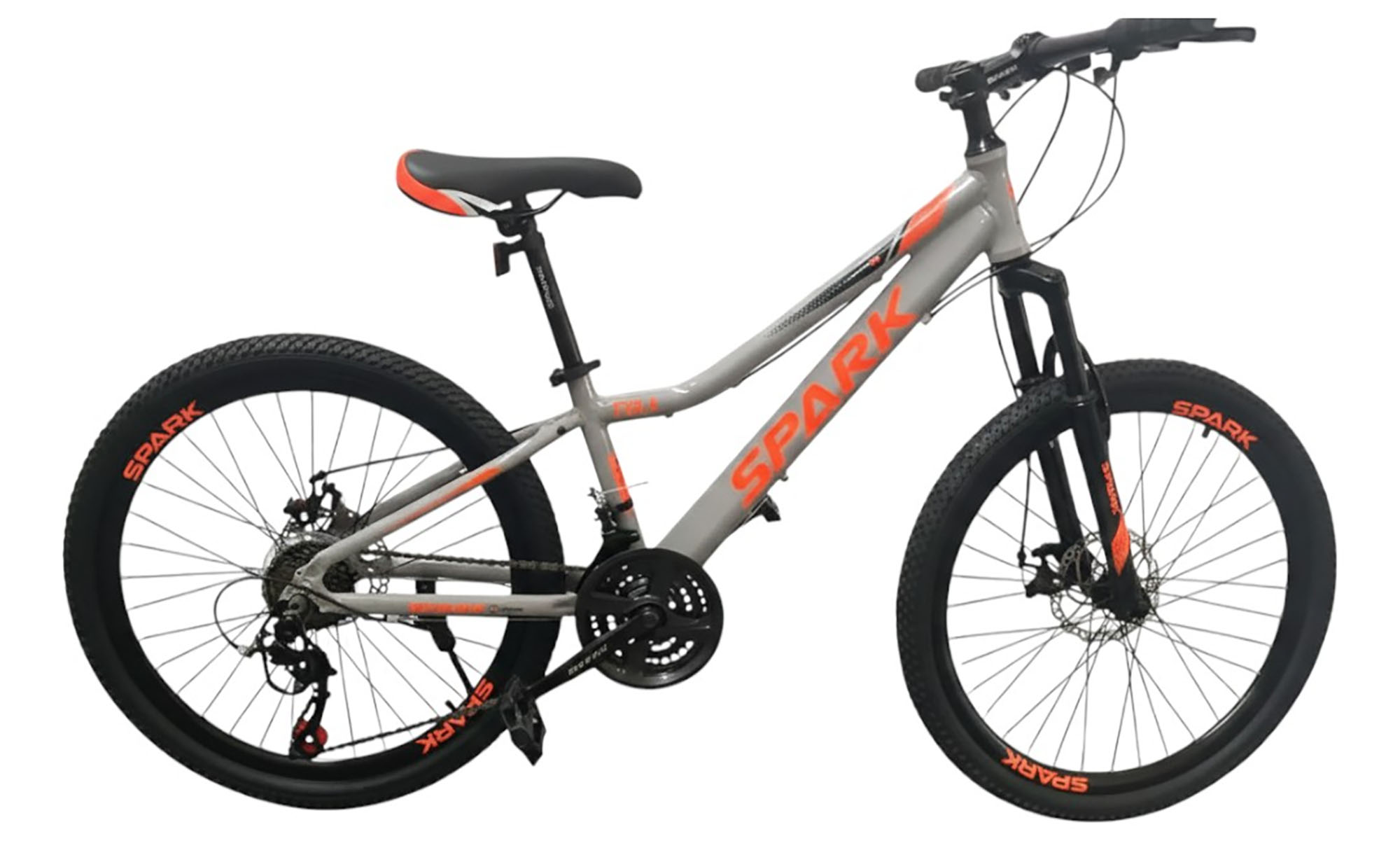 Велосипед SPARK TILL 24", размер XXS, рама - 12", год 2026, серый 