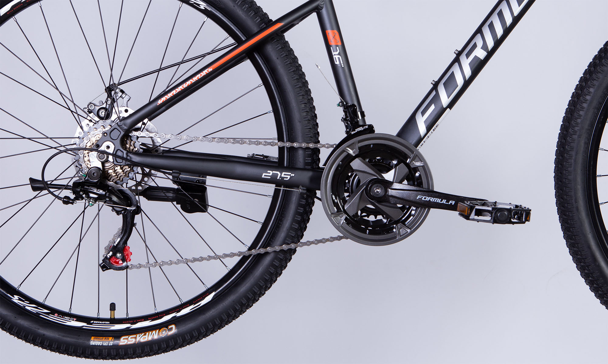 Велосипед Formula MOTION DD FR 27.5", размер M, рама 18", 2025, серо-серебристый (матовый) 7 Велосипед Formula MOTION DD FR 27.5", размер M, рама 18", 2025, серо-серебристый (матовый) 7