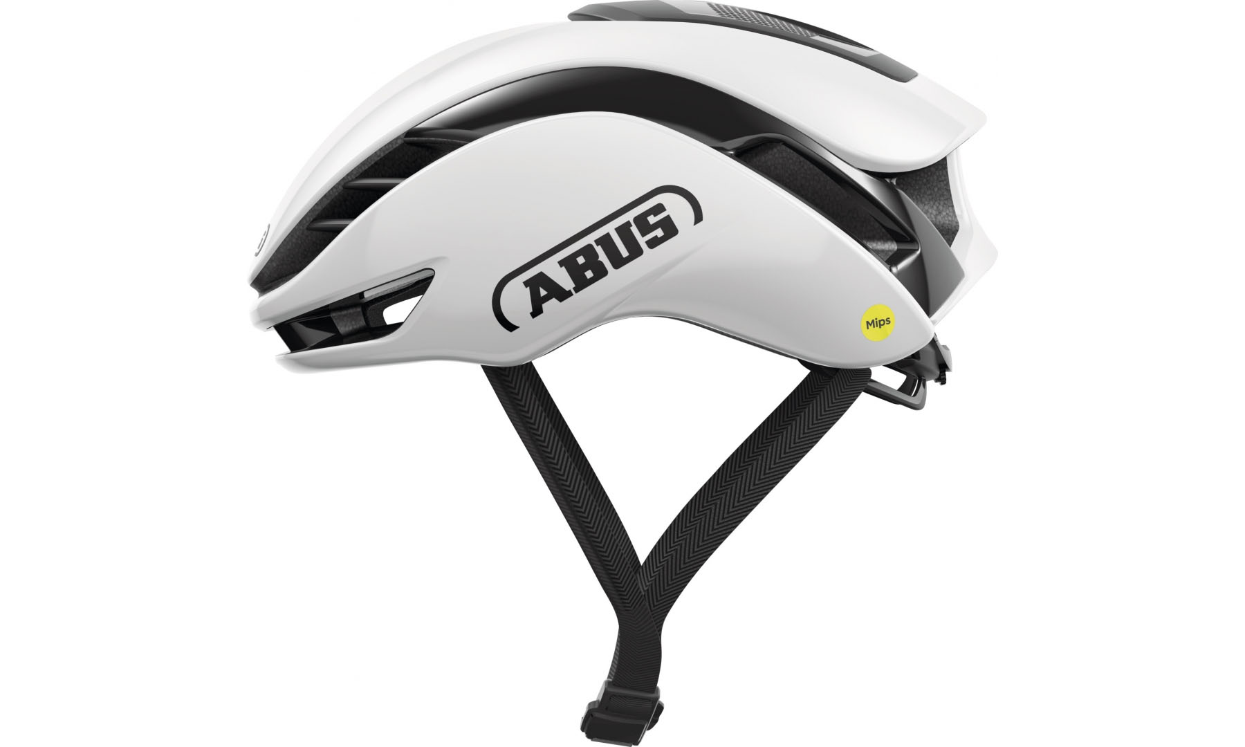 Велошлем спортивный ABUS GAMECHANGER 2.0 MIPS shiny white, размер L (57-61 см), белый 