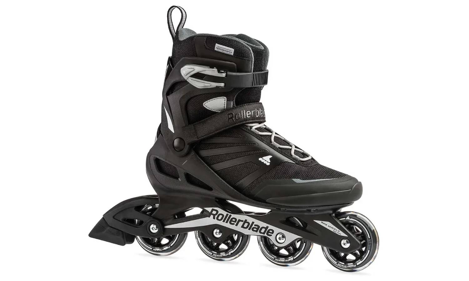 Ролики Rollerblade Zetrablade 2021 black-silver стелька 290 