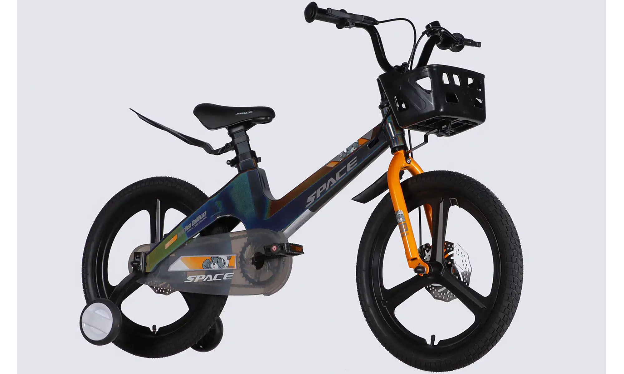 Велосипед SPACE KID MOON DD 18", розмір XXS, рама-10,6", рік 2026, хамелеон 4