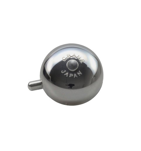 Фотографія Дзвінок CRANE MINI KAREN, Polished Silver, 45мм алюміній, затискач, Сріблясто-білий 2