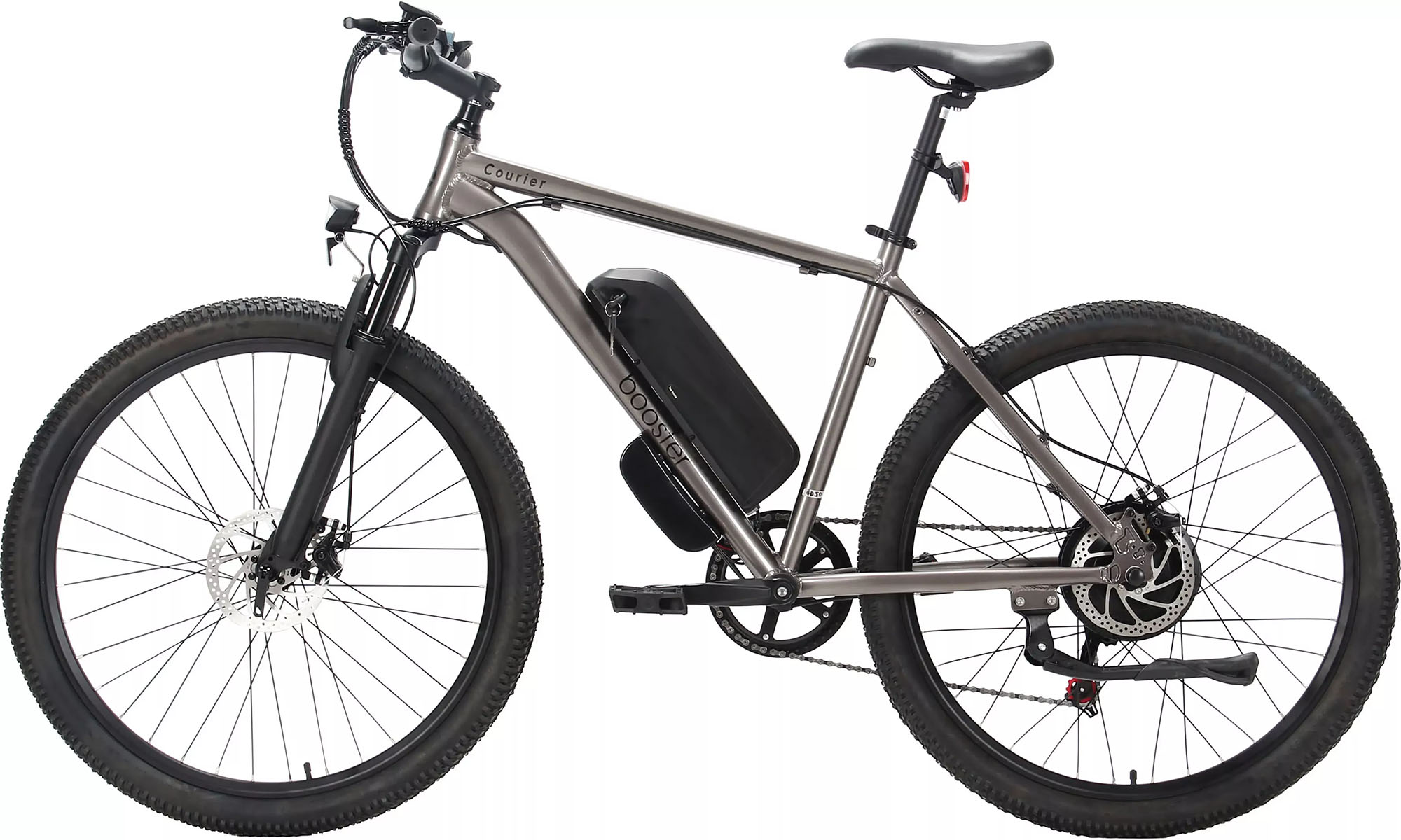 Фотографія Электровелосипед Booster Courier 27,5’’, размер One size, 2025, 500W, серый 4