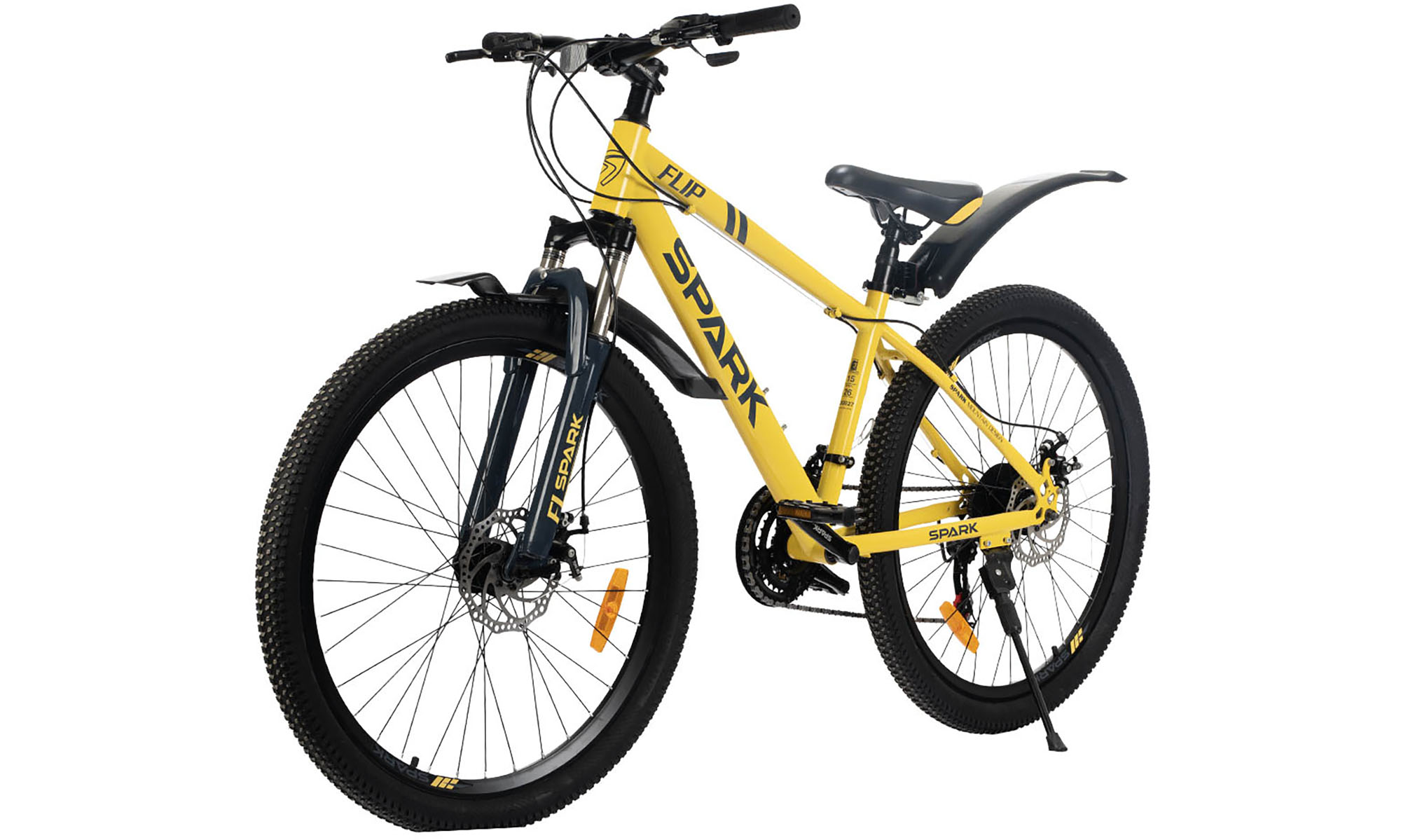 Велосипед SPARK FLIP 26", размер S, рама 15", год 2026, желтый 5 Велосипед SPARK FLIP 26", размер S, рама 15", год 2026, желтый 5