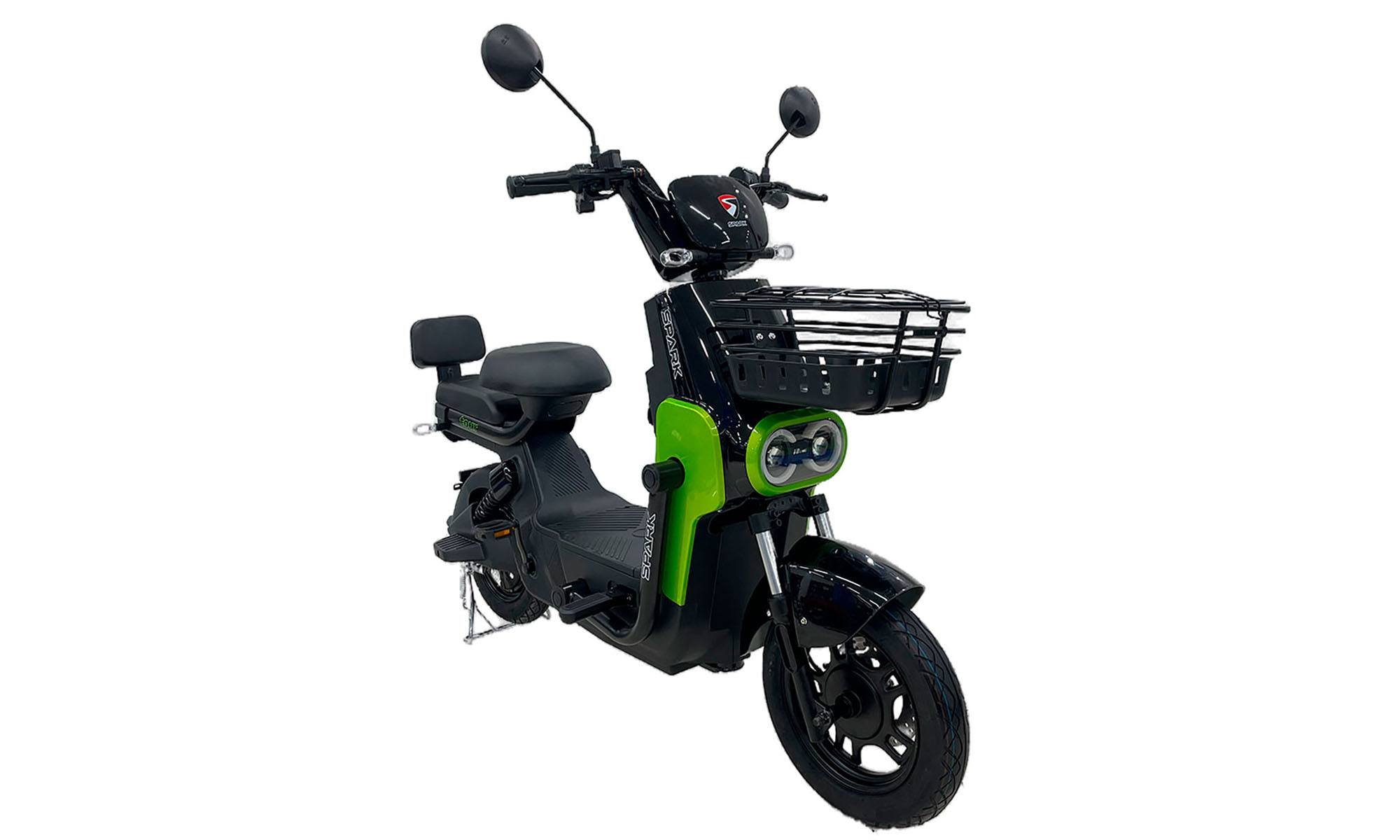 Электровелосипед SPARK TOUR 14" 60V/500W/20Ah Зелёный 2