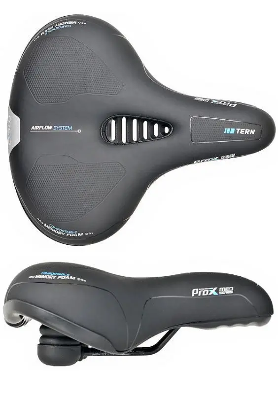 Сідло ProX Tern Med, Memory Foam, Reflex, чорний 2