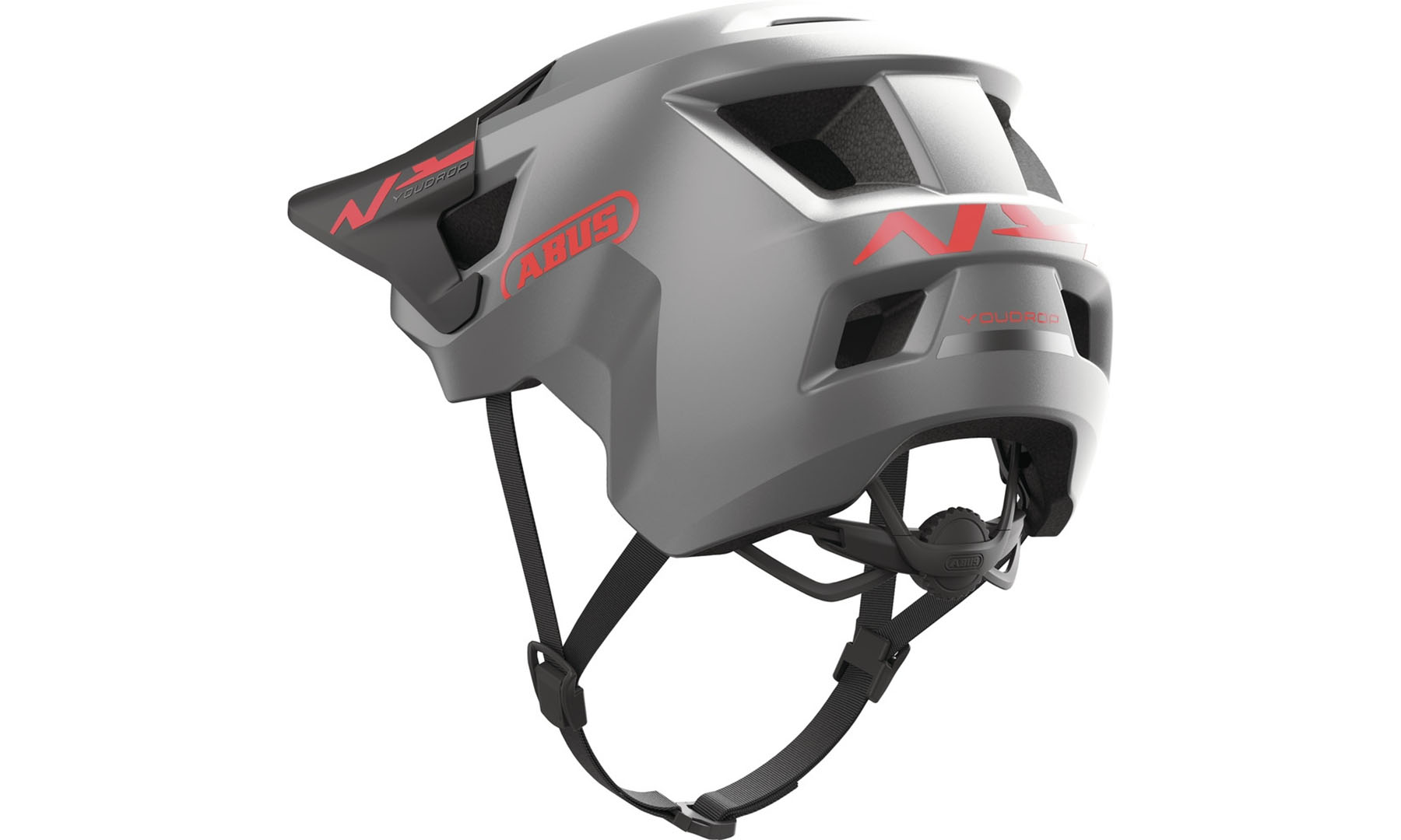 Велошолом дитячий ABUS YOUDROP Ti silver, розмір S (48-55 см) 5