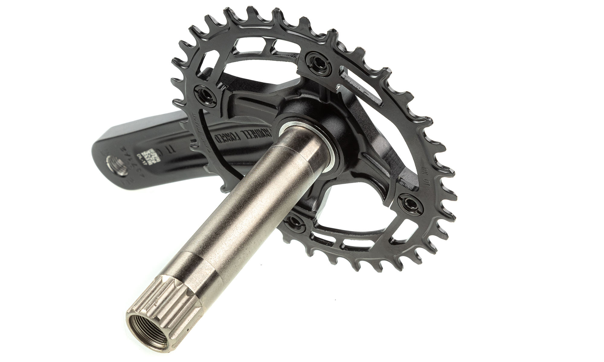 Шатуны ONRIDE Solo Pro 1110, Hollowtech, 170 мм, 34Т, BCD 104 мм, на 11/10/9 ск., с кареткой, черный 2 Шатуны ONRIDE Solo Pro 1110, Hollowtech, 170 мм, 34Т, BCD 104 мм, на 11/10/9 ск., с кареткой, черный 2