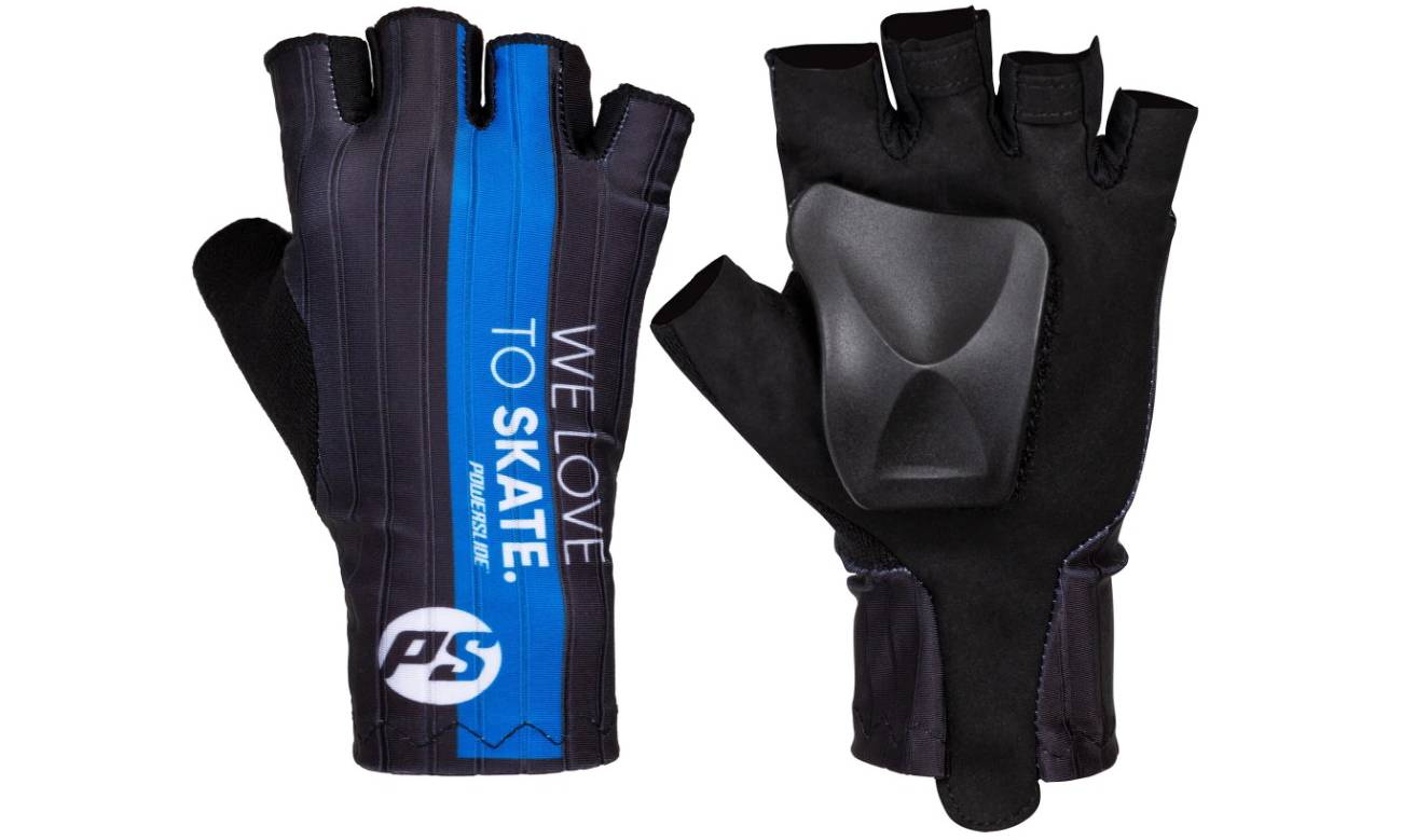 Перчатки для роликов POWERSLIDE Race Pro Glove размер L черно-синий 