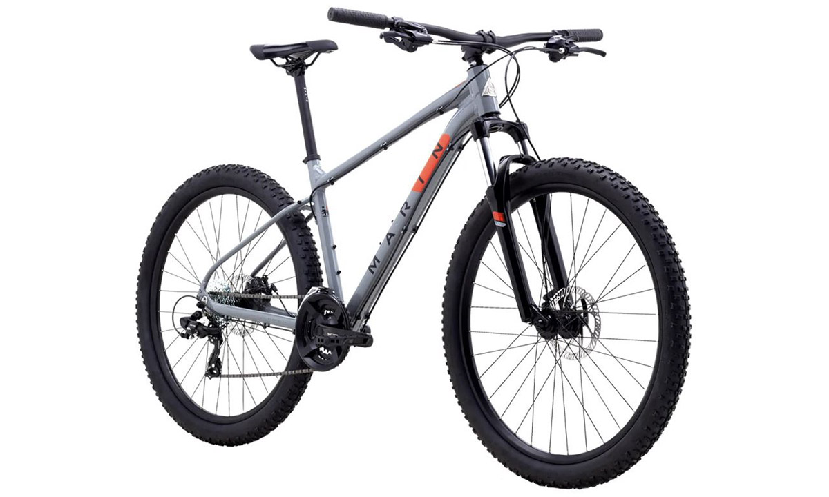 Велосипед Marin BOLINAS RIDGE 1, 27,5", рама S, 2023, Gloss Grey/Black/Roarange 2
