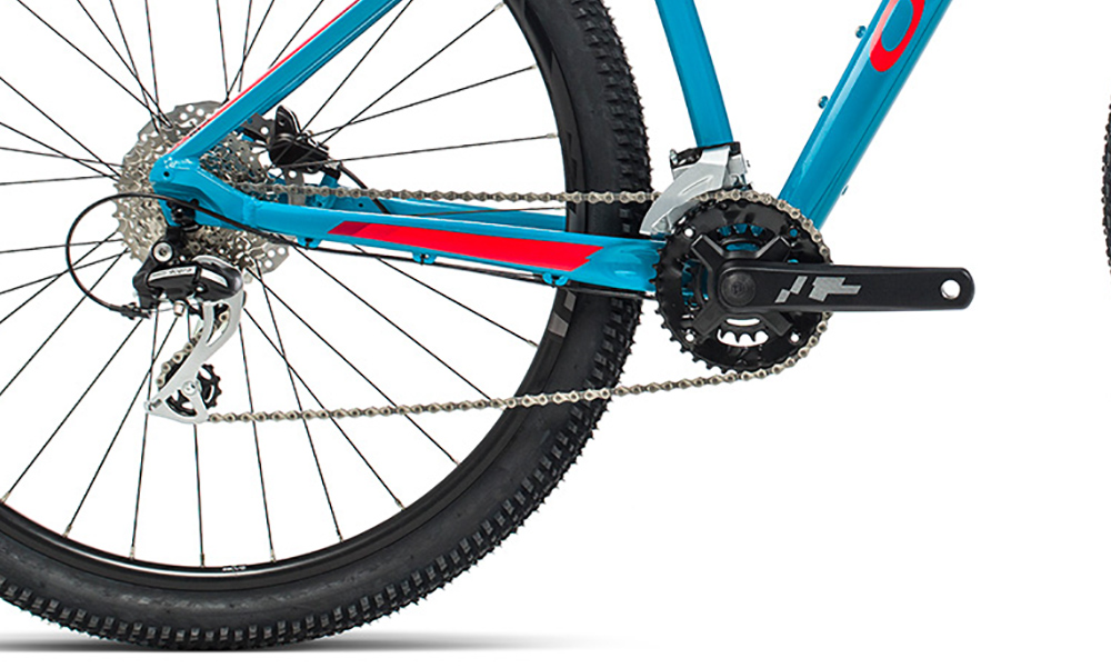 Фотография Велосипед Orbea MX50 ENT 27,5" размер S 2021 Сине-красный 5