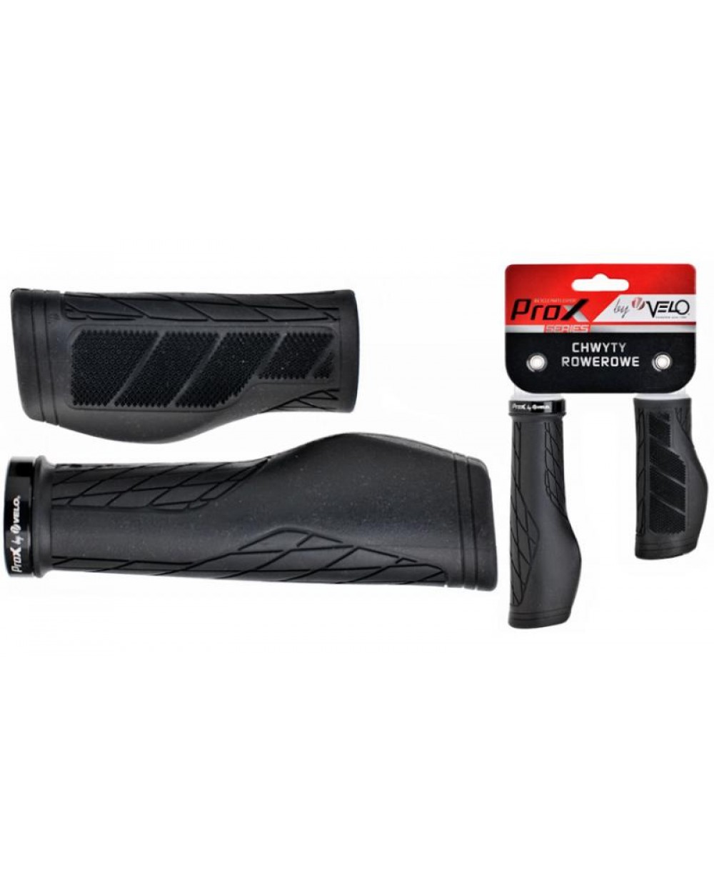 Грипсы ProX VLG-1670-2D3 132/92 мм, Черный 2