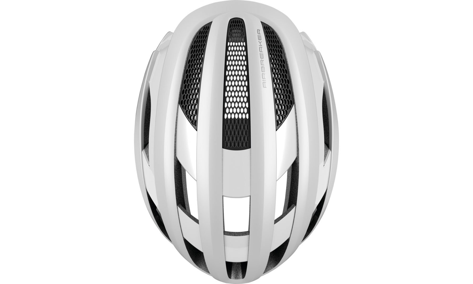 Велошлем спортивный ABUS AIRBREAKER polar white matt, размер L (59-61 см), белый 4