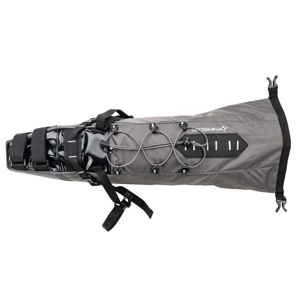 Сумка подседельная GEOSMINA Small Seat Bag (10L), 470г, Серая 2 Сумка подседельная GEOSMINA Small Seat Bag (10L), 470г, Серая 2