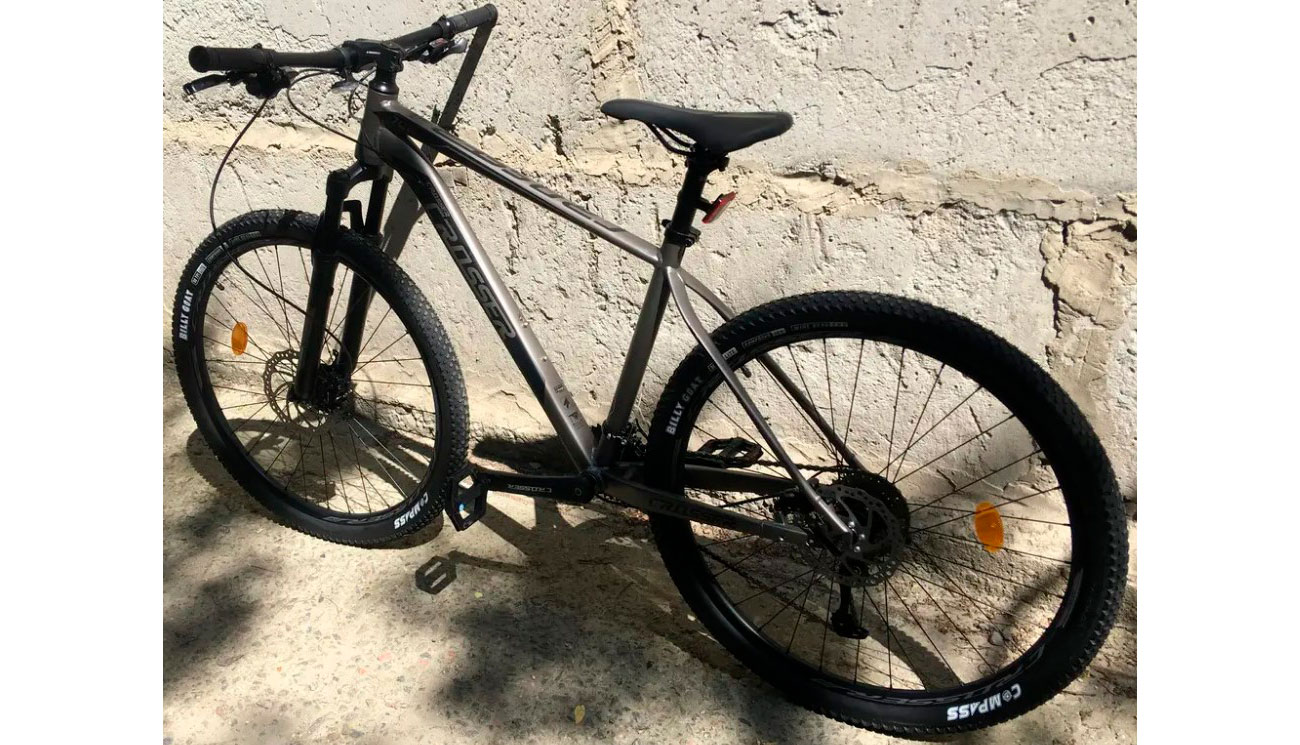 Велосипед Crosser First MT-042 27,5" розмір М рама 18 2021 Сіро-чорний 10