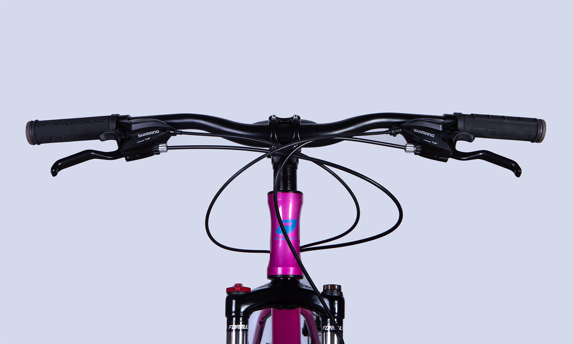 Велосипед Formula ALPINA DD FR 27.5", размер S рама-16" 2025, розово-синий 3