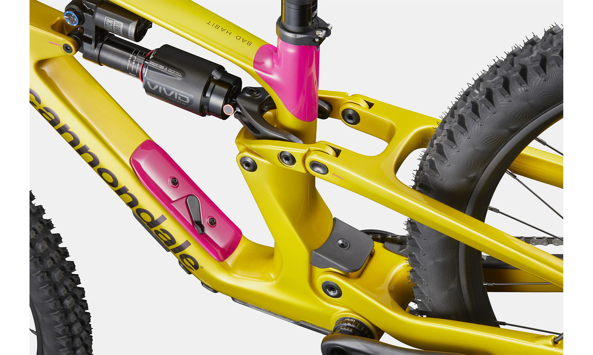 Велосипед Cannondale BAD HABIT 2, Mullet 29"/27.5", размер S, год 2026, желтый 2 Велосипед Cannondale BAD HABIT 2, Mullet 29"/27.5", размер S, год 2026, желтый 2