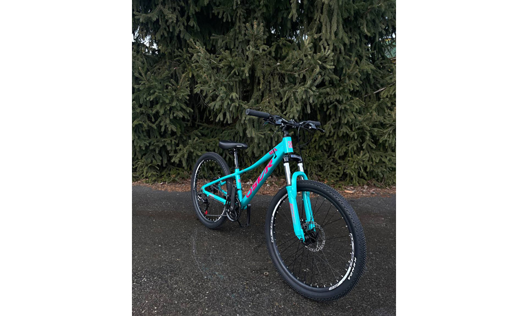  Велосипед OSKAR MIA 24", размер XXS, рама 11", 2025, бирюзовый 6