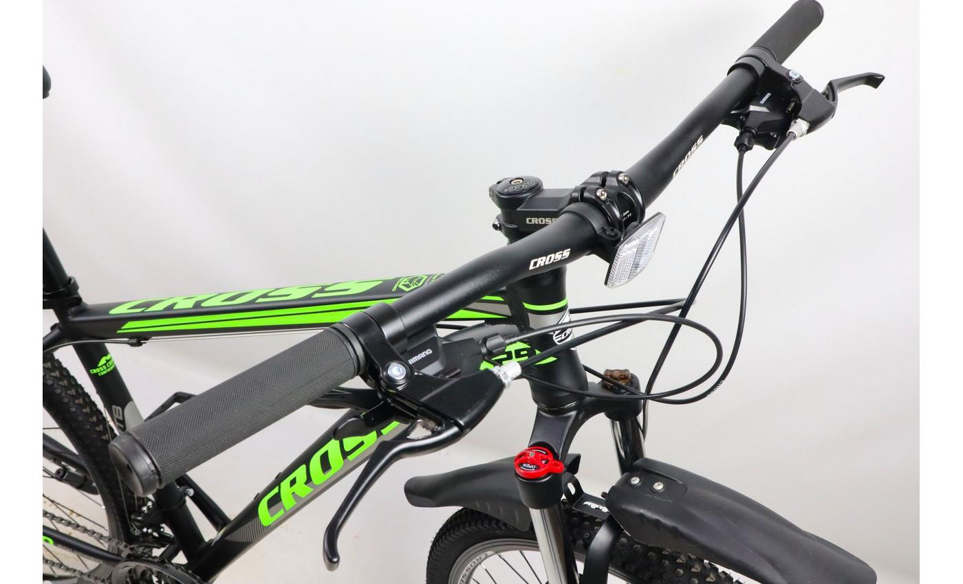 Велосипед Cross XC2721 27" размер М рама 18 2022 Черный-зеленый 5