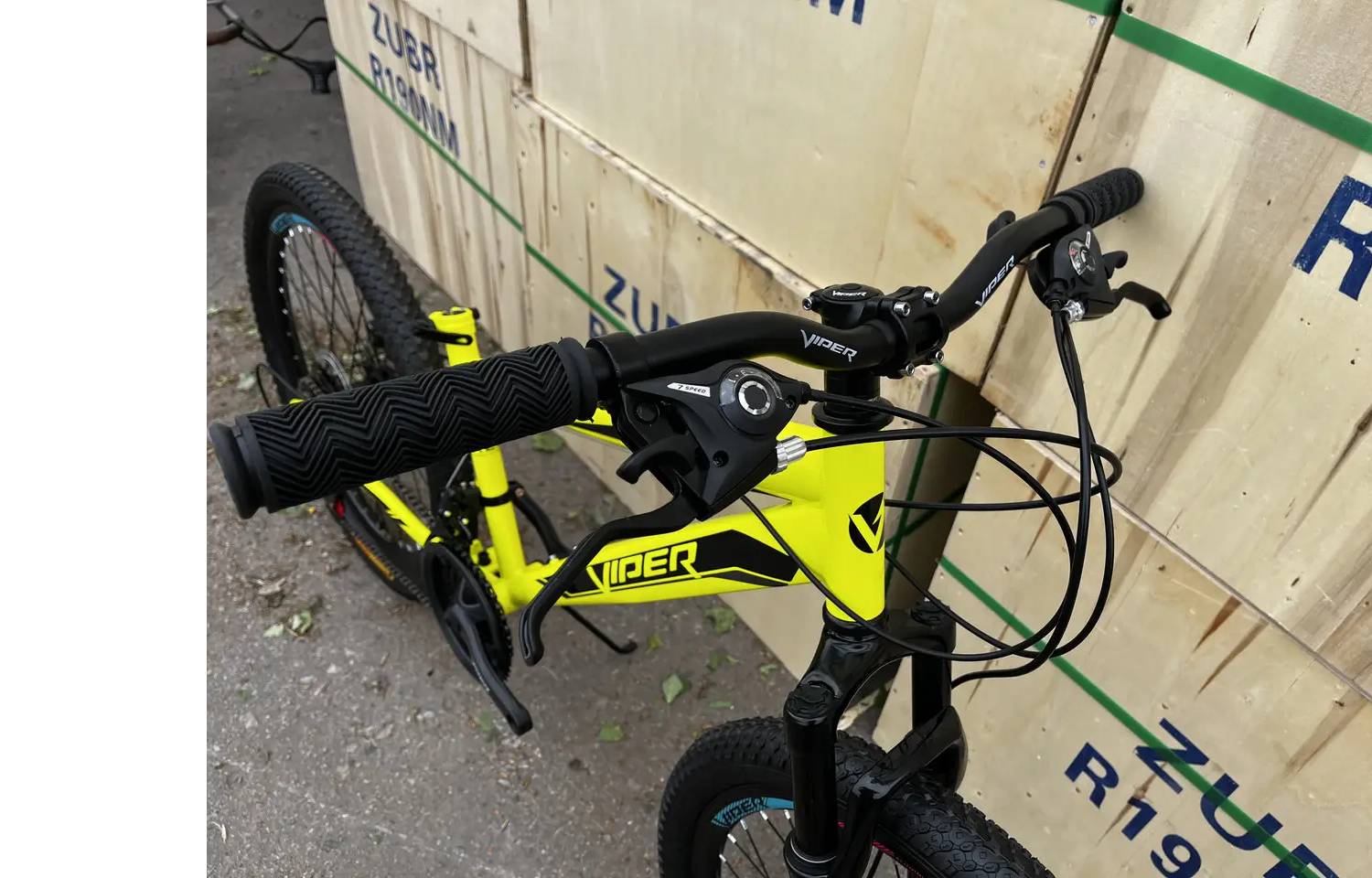Фотография Велосипед подростковый Viper Extreme D 26" размер XS рама 13 2024 Желтый 4