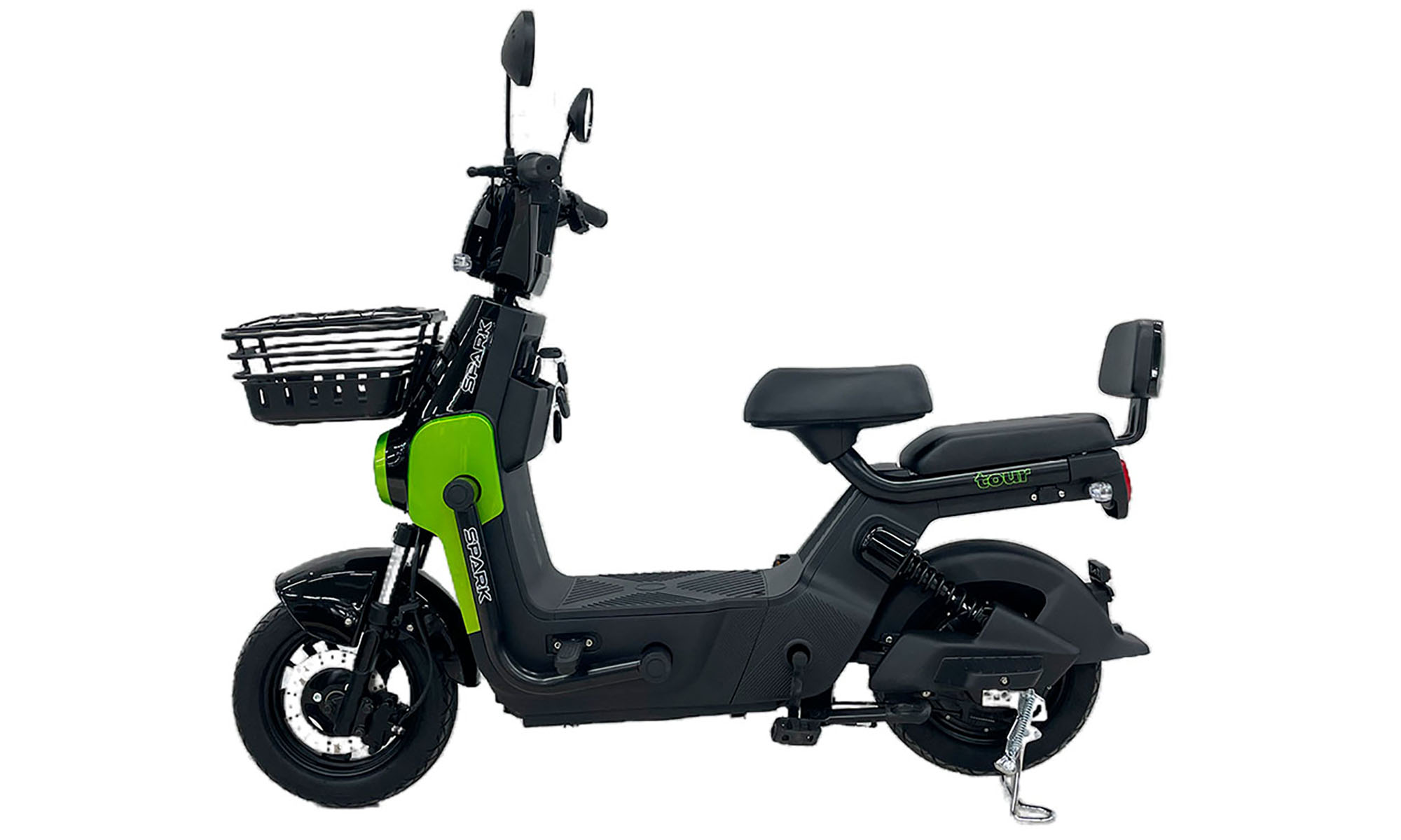 Электровелосипед SPARK TOUR 14" 60V/500W/20Ah Зелёный 3