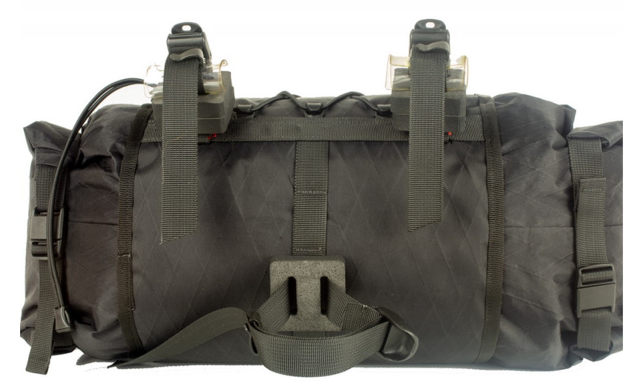 Фотография Нарульная сумка KasyBag Handlebar X-Roll MTB L Black-Black 7