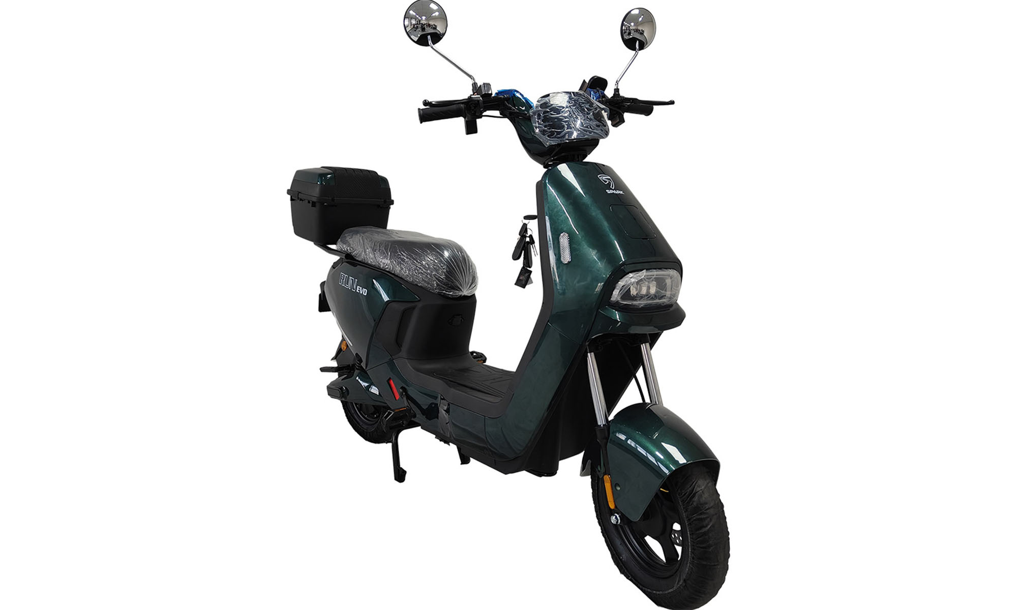 Велосипед с электромотором SPARK RUN EVO 10", размер One Size, рама 14", 72V/1200W/20Ah, год 2026, зеленый 3 Велосипед с электромотором SPARK RUN EVO 10", размер One Size, рама 14", 72V/1200W/20Ah, год 2026, зеленый 3