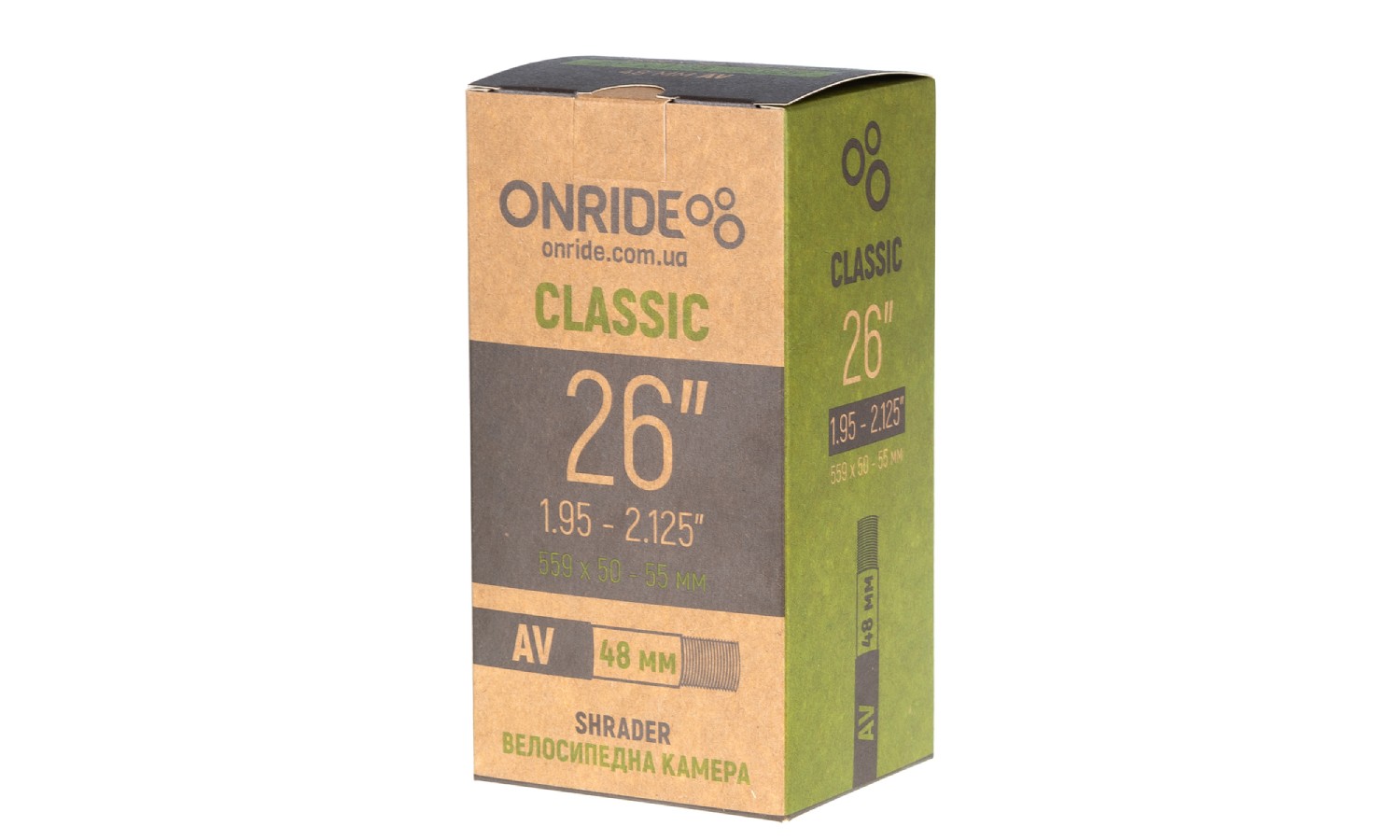Фотографія Камера ONRIDE Classic 26"x1.95-2.125" AV 48