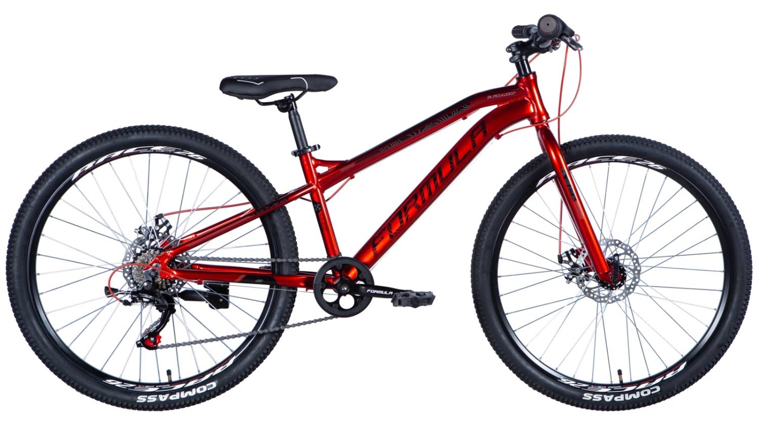 Фотография Велосипед Formula BLACKWOOD DD 26" размер XS рама 13 2024 Красный