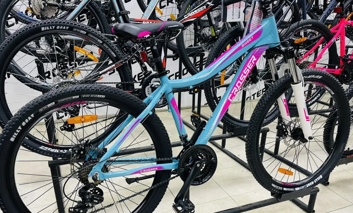 Велосипед Crosser Sweet 26" размер S рама 16 2021 Бирюзовый 2