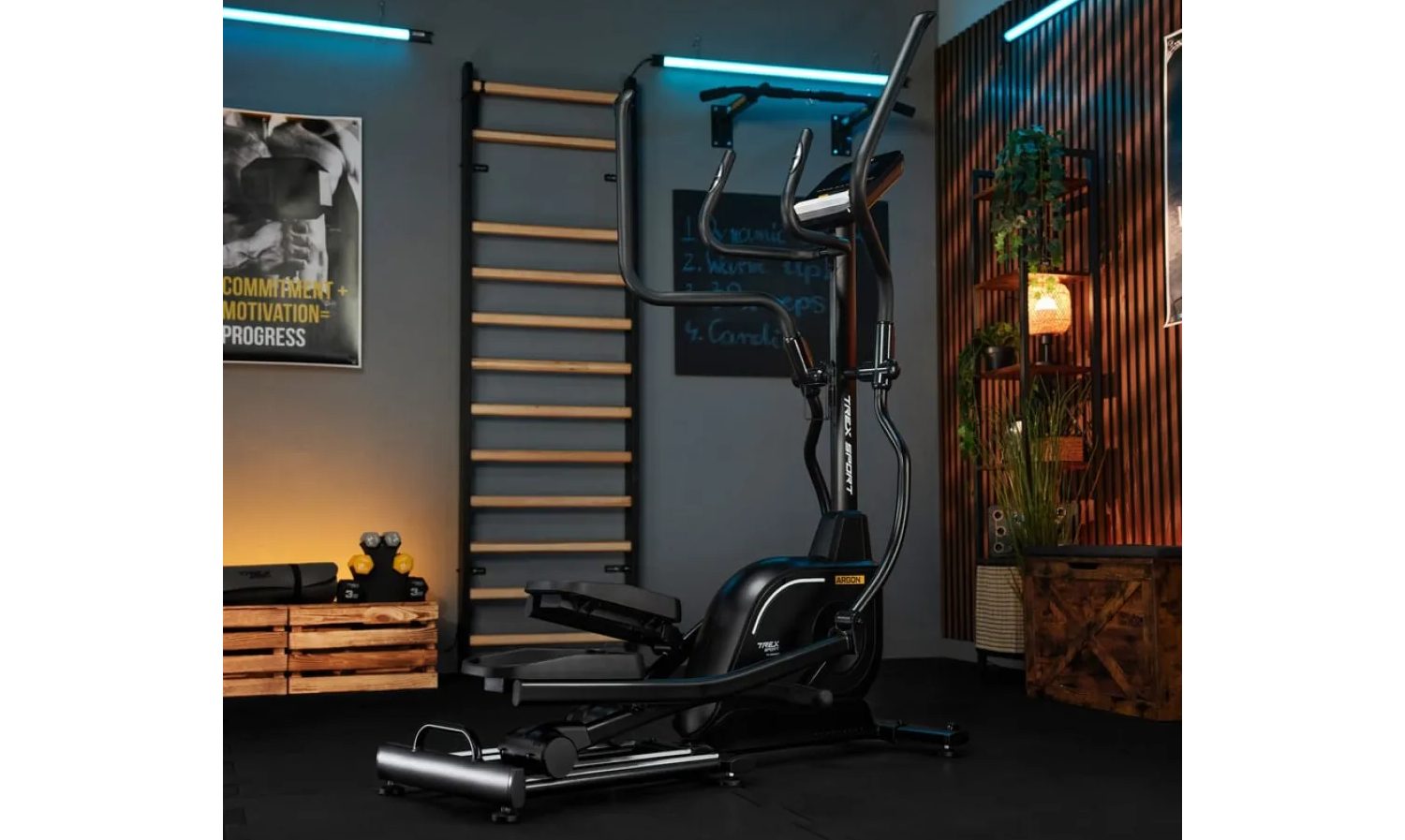 Орбитрек Trex Sport TX-900ECT Argon электромагнитный черный 10