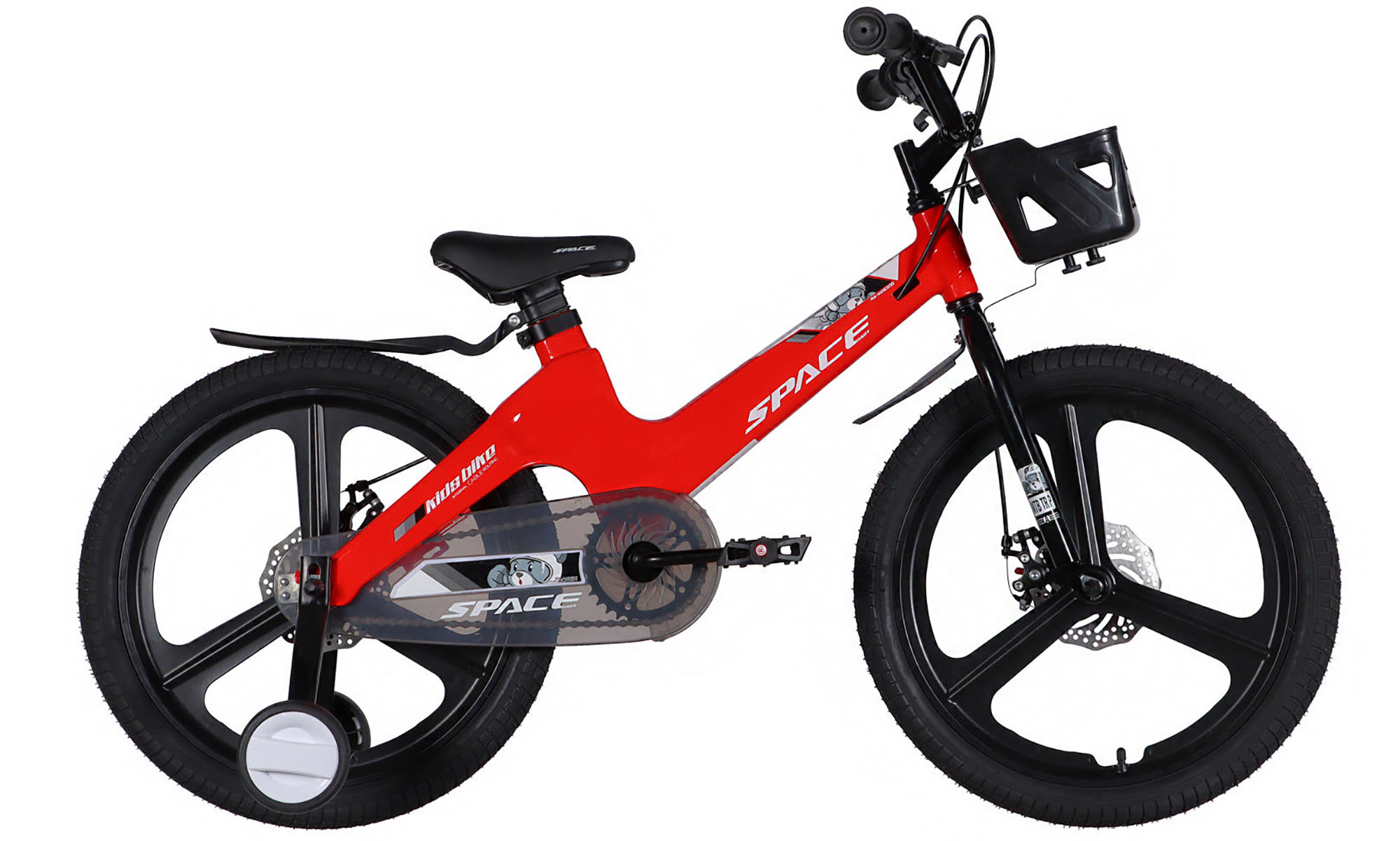Велосипед SPACE KID MOON DD 20", розмір XXS, рама-11,4", рік 2026, червоний 4